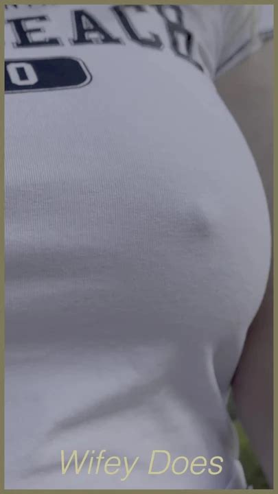 Wifey Is Braless In A White Shirt Public Exhibitionist Walk Amateur Amateur Porn XHamster