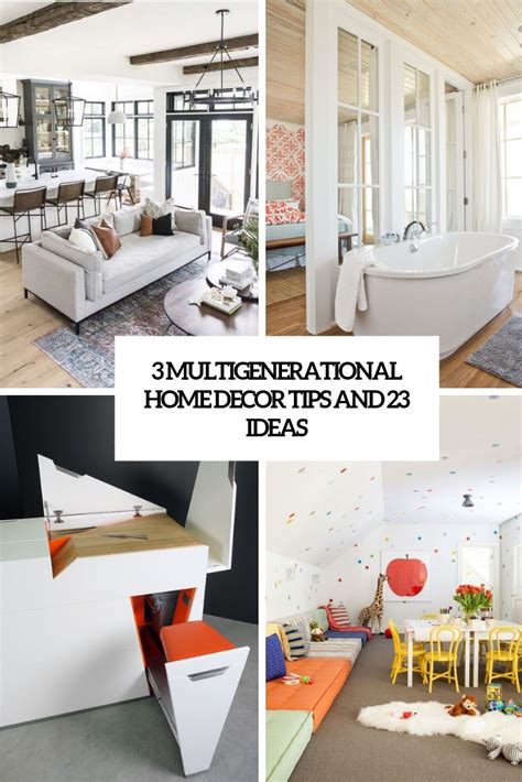 3 Multigenerational Home Decor Tips And 23 Ideas - DigsDigs