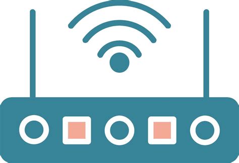 Wifi Router Glyph Two Color Icon Vector Art At Vecteezy