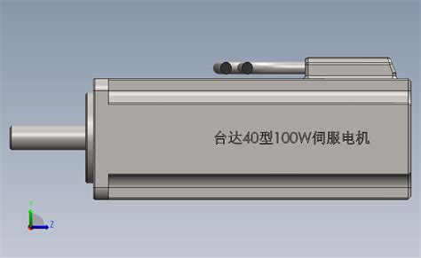 伺服电机及减速机台达40伺服电机solidworks 2011模型图纸下载 懒石网