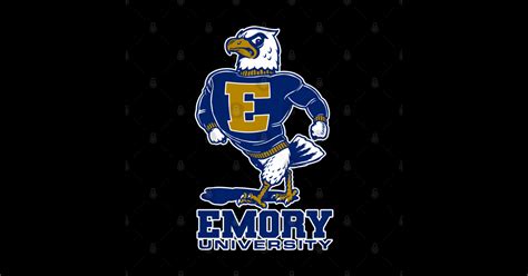 Vintage Eagle Mascot for Emory University - Emory - T-Shirt | TeePublic