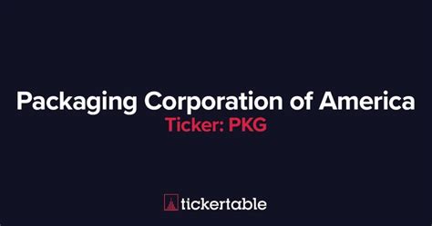 What Does Packaging Corporation of America Do?