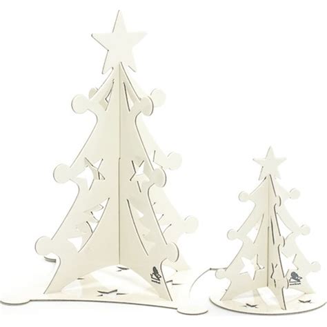 Lot De Sapins En Carton Blanc Et Cm Cocorikraft De L Atelier