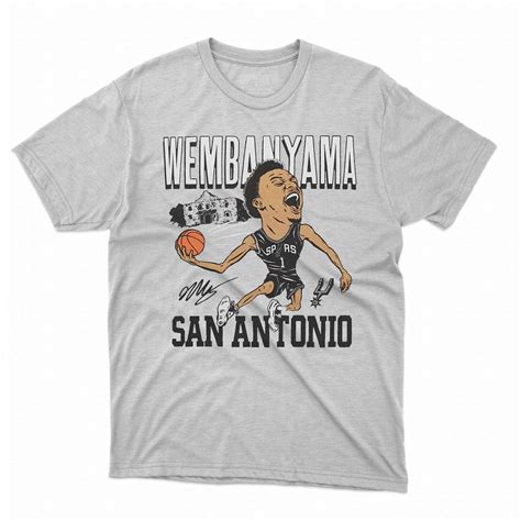 San Antonio Spurs Victor Wembanyama Signature Shirt - Shibtee Clothing