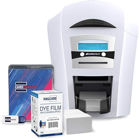 Amazon Magicard 600 Dual Sided ID Card Printer Complete Supplies