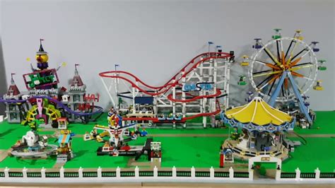 Lego Amusement Park Layout Update 1 Youtube