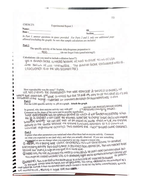 Chem Experiment Report Chem Studocu