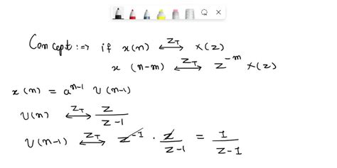 Solved Determine The Z Transform Of The Signal X N For The Figure