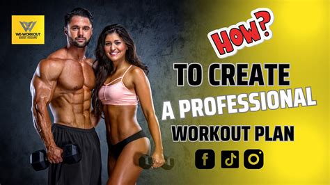 How To Create A Professional Workout Plan 🤔 7 Steps To Create Your Own Workout Plan Workout