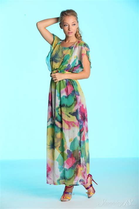 Blonde Goddess In An Elegant Long Dress Giv XXX Dessert Picture