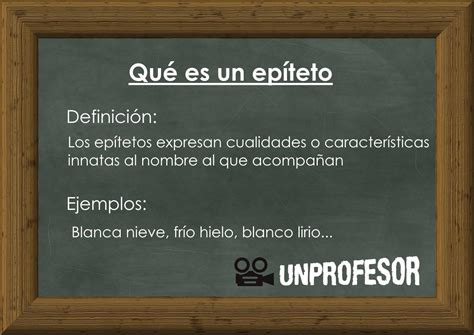 Epíteto Específico - 100 Ejemplos De Epítetos – 101 Ejemplos de Epítetos (Explicados) – IDOCTJ