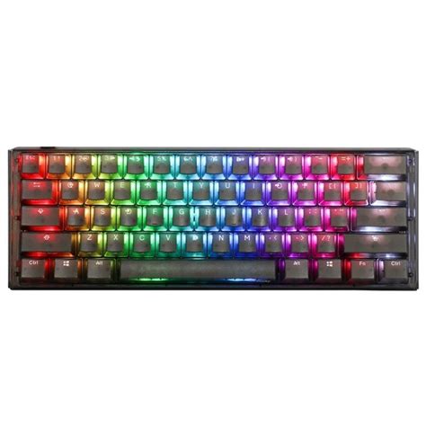 Ducky One Aura Black Mini Teclado Gaming Mec Nico Hot Swappable Mx Blue Rgb Pbt Pt