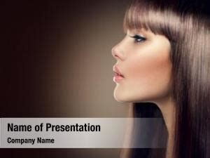 Beauty Brunette PowerPoint Templates Beauty Brunette PowerPoint Backgrounds Templates For