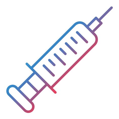 Syringe Line Gradient Icon 18657271 Vector Art At Vecteezy