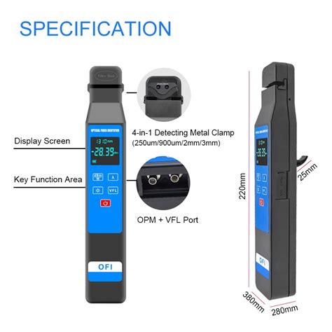 YICIZOL Live Optical Fiber Identifier Fiber Identifier With India Ubuy