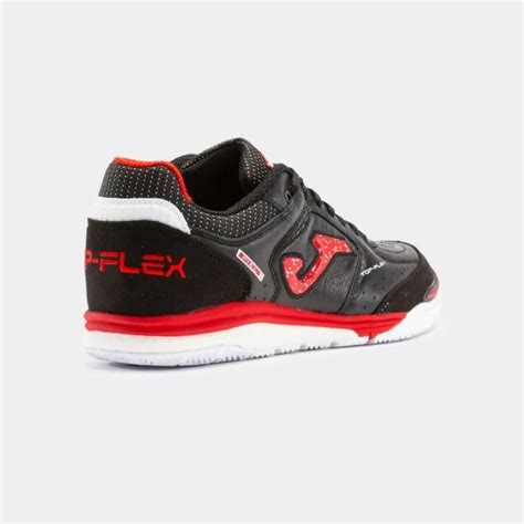 T Nis De Futsal Joma Top Flex Rebound Preto E Vermelho Joma