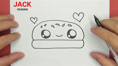 Comment Dessiner Un Hamburger Mignon YouTube