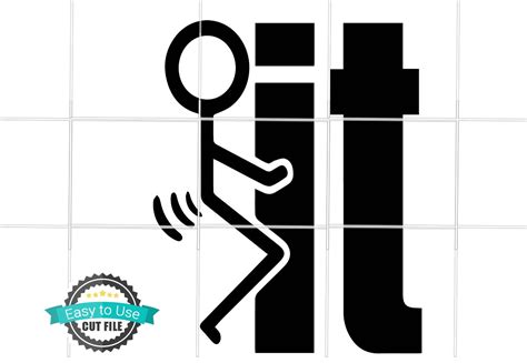 Fuck It SVG Cut File And Clipart For Cricut And Silhouette Etsy
