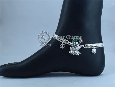 Anklet Party Wear Agra Fancy Silver Payal Grams At Rs Gram In