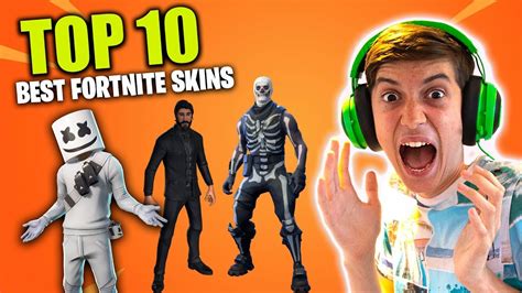 Top 10 Best Fortnite Skins Ever Youtube