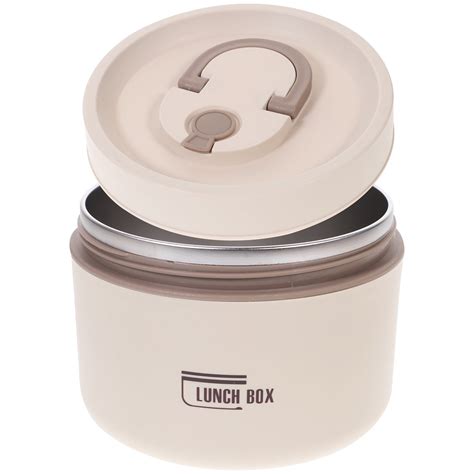 Thermal Lunch Box Hot Food Container Picnic Bento Vacuum Containers Compact Office Student