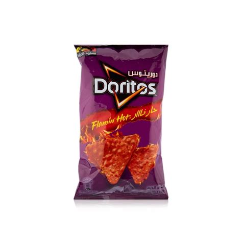 Doritos Flaming Hot Tortilla Chips G Spinneys Uae