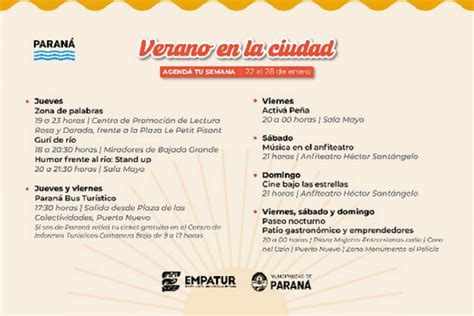 Esta semana continúan las actividades culturales de Verano en la Ciudad