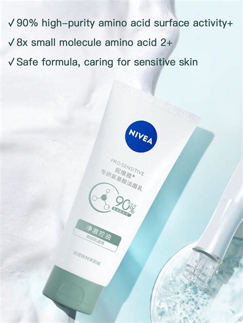 Nivea G Espuma De Limpeza Facial De Cido Amino Purificante E