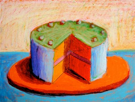 Wayne Thiebaud Cake