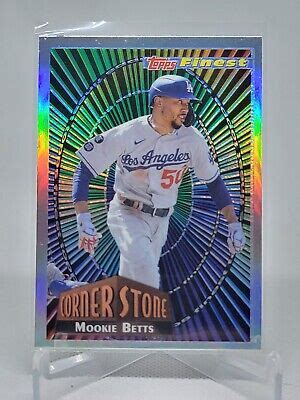 Topps Finest Mookie Betts Corner Stone Fc Mb Los Angeles