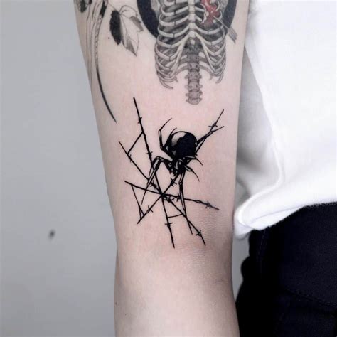 Update More Than Spider Sternum Tattoo Latest In Cdgdbentre