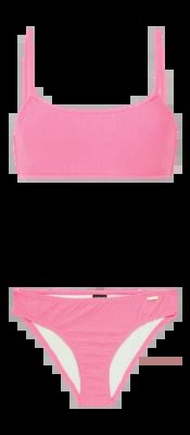 Bikini Protest Prtdice Bandeau Damen Smoothie Pink Outdoorsupply De