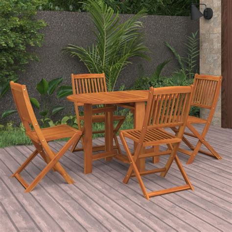 Cadeira E Mesa Para Jardim - Mesa de jardim com cadeiras em madeira maciça de acácia com acabamento ...