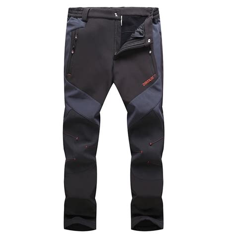 Camping Hiking Winter Outdoor Sport Pants Warm Waterproof Fleece