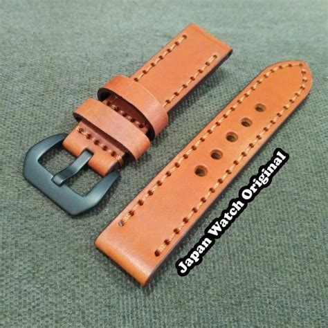 Jual 20 Mm Leather Strap Ammo Kulit Sapi Asli Tali Jam Seiko Citizen