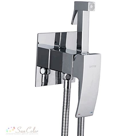 Смеситель с гигиеническим душем встраиваемый Gappo Jacob G7207-1 ...