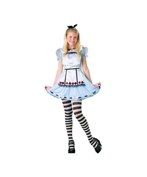 Alice In Wonderl Tween Costume - Girl Alice Costumes