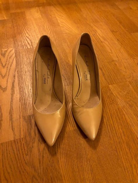 High Heels Max Shoes Grösse 39 Absatz 8 cm nude VERA PELLE D occasion à Weissbad pour CHF 39 9