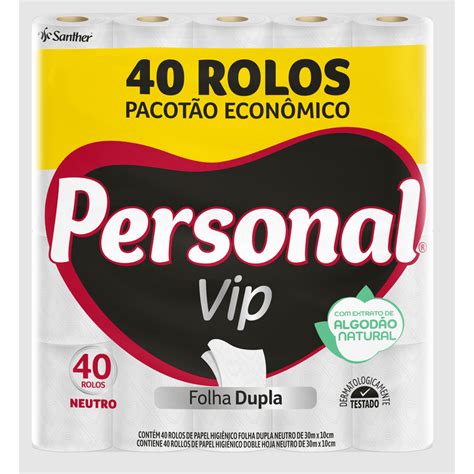 Papel Higi Nico Personal Vip Folha Dupla Embalagem Unidades Shopee