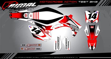 Primal X Motorsports 2014 CRF450R Custom Motorcross Graphic Kit