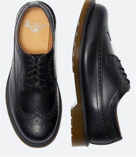 Туфли Dr. Martens 3989 Brogue Shoes Black Smooth купить в Украине ...