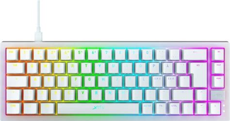 Xtrfy K Compact weiß transparent LEDs RGB Kailh KT RED hot swap USB US Preisvergleich