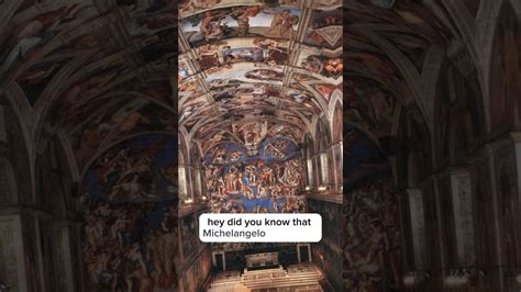 Michelangelo Hid Himself In The Sistine Chapel Interestingfacts