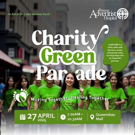 𝗖𝗵𝗮𝗿𝗶𝘁𝘆 𝗚𝗿𝗲𝗲𝗻 𝗣𝗮𝗿𝗮𝗱𝗲 This... - Adventist Hospital Charity | Facebook