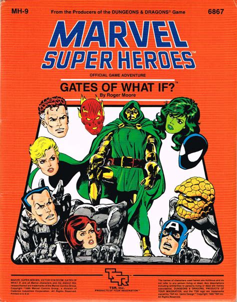 Marvel Super Heroes Game (TSR Role-Playing Game) [in Comics & Books ...