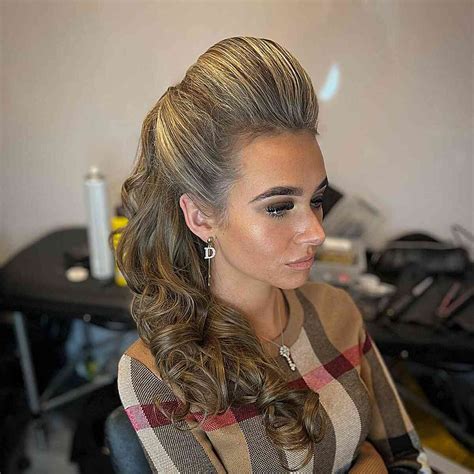 Prom Hair Half Up