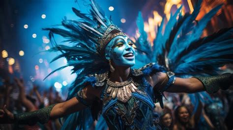 Premium Photo Rio Carnival Is One Of The Largest And Most Famous