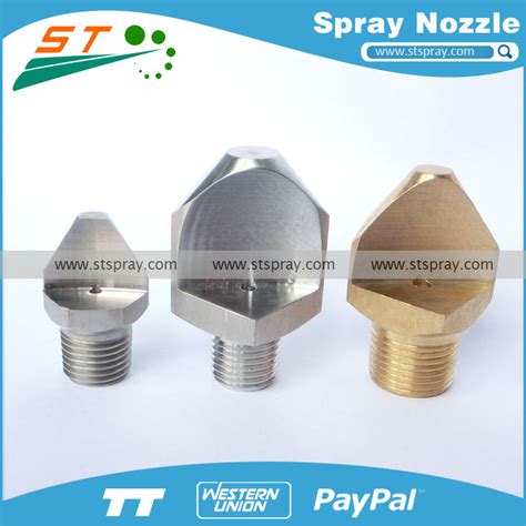 Flat Spray Nozzles Narrow Angle Flat Nozzles High Impact Fan Nozzles St