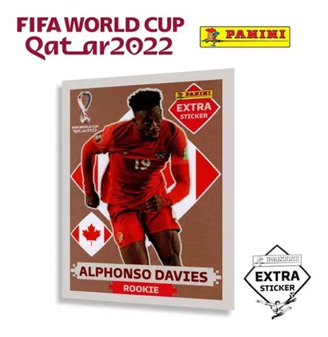 Figurinha Rara Legend Alphonso Davies Kit Completo Copa 2022 à venda em