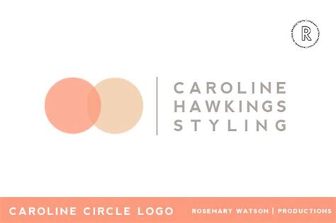 Caroline Circle Logo Template | Circle logos, Logo templates, Templates